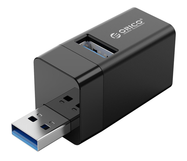 Orico USB-A -3x USB-A 3.0 MINI-U32-BK-BP - 1190074 - zdjęcie
